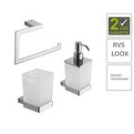 BWS Accessoire Set 2 Eris Complete, Ophalen of Verzenden, Nieuw, Chroom, Bad
