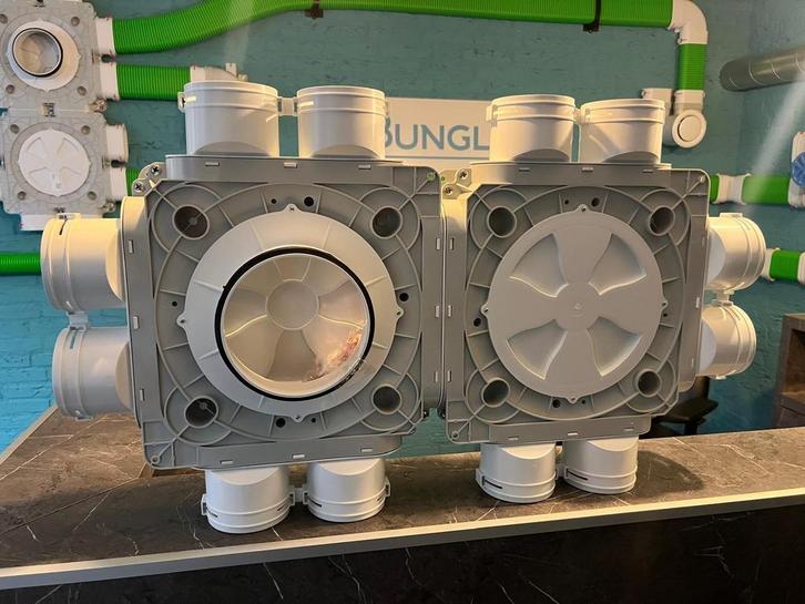 90mm Verdeelbox 12-voudig ( Ubbink Heatpex Hybalans Zehnder), Doe-het-zelf en Verbouw, Ventilatie en Afzuiging, Ventilator en Afzuiger