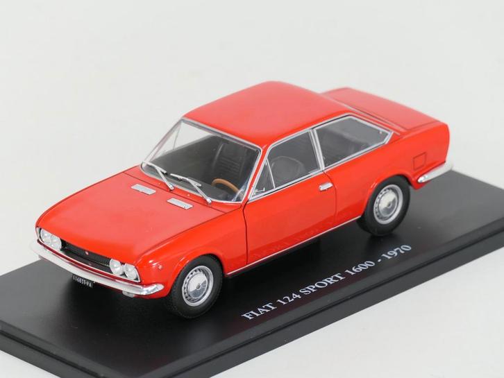 GSDCCmag 00024fiat124Sport1600r 1/24 1970 Fiat 124 Sport..., Hobby en Vrije tijd, Modelbouw | Figuren en Diorama's, Nieuw, Ophalen of Verzenden