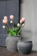 Namaak boeket Tulpen light pink 44 cm, Huis en Inrichting, Woonaccessoires | Kunstplanten en Kunstbloemen, Ophalen of Verzenden
