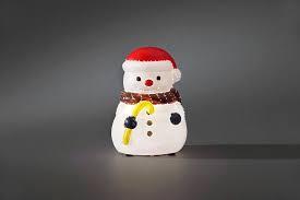 Konstsmide - LED sneeuwpop lichtsensor op batt - warwmit, Diversen, Kerst, Verzenden
