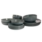 GGM Gastro | (16-delige) Antigo Serviesset - Blauw |, Huis en Inrichting, Keuken | Servies, Verzenden, Nieuw, Effen