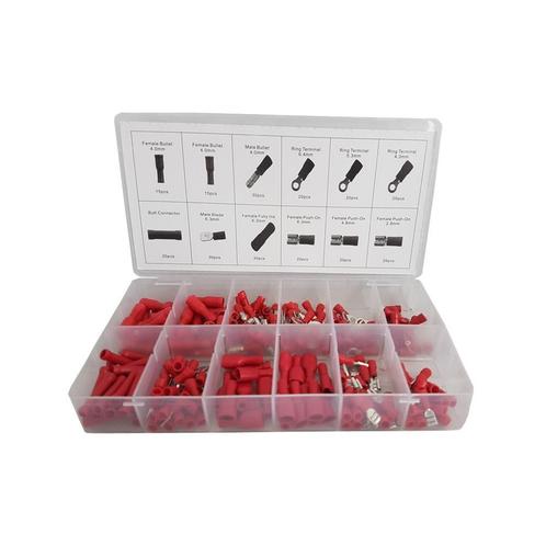 Assortiment Kabelverbinders rood 260 pcs, Auto diversen, Autogereedschap, Nieuw, Verzenden
