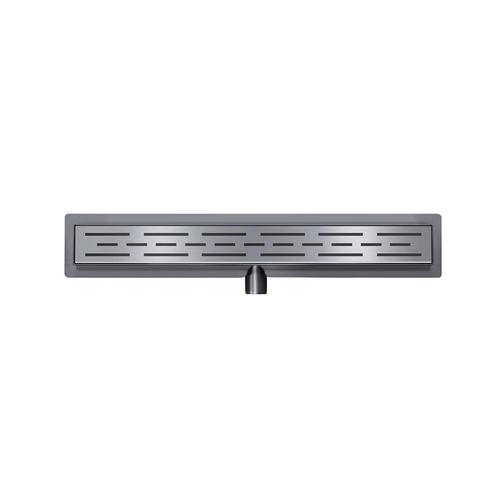 Douchegoot Wiesbaden Met Flens 100x7cm 6.7cm Diep Gunmetal, Doe-het-zelf en Verbouw, Sanitair, Douche, Nieuw, Ophalen of Verzenden