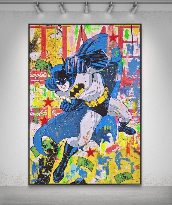 LéoN - Batman Time magazine and Campbell - XL, Antiek en Kunst, Kunst | Designobjecten