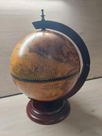 Globe bar - Hout, Messing - Tafelmodel, Antiek en Kunst