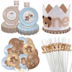 103-delige set We Can Bearly Wait blauw, bruin, wit, Nieuw, Verzenden