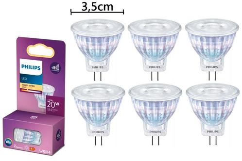 6 stuks Philips LED MR11 2.3W/827 36º 184lm 12Vac GU4 Nie.., Huis en Inrichting, Lampen | Overige, Nieuw, Ophalen of Verzenden