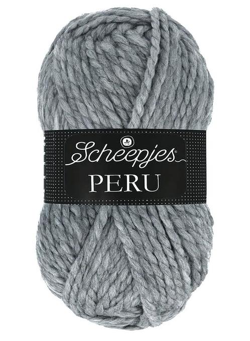 Scheepjes Peru - 60 grijs - Alpaca/Acryl Bulky Dik Garen, Hobby en Vrije tijd, Breien en Haken, Ophalen of Verzenden