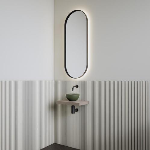 Fonteinset | BWS Leto | Planchet Taupe | Waskom Mat Olijf, Doe-het-zelf en Verbouw, Sanitair, Overige typen, Nieuw, Ophalen of Verzenden