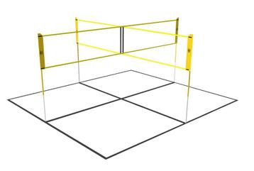 Umbro voetvolley, volleybal en badminton crossnet - 400 x beschikbaar voor biedingen