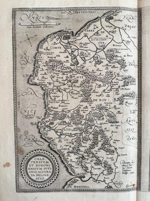 Frankrijk - Europa; Abraham Ortelius - Caletensium Et, Boeken, Atlassen en Landkaarten