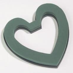 OASIS® Hart 22 cm met gietrand oase voor verse bloemen, Hobby en Vrije tijd, Knutselen, Nieuw, Ophalen of Verzenden