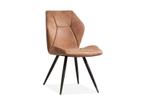 Eetkamerstoel Tesla - eetkamerstoelen - Cognac, Nieuw, Overige materialen