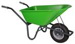 Klus-, Tuinkruiwagen - Gemonteerd gel. - 100 L Lichtgroen, Eenwielig, Hummer, Verzenden, Nieuw
