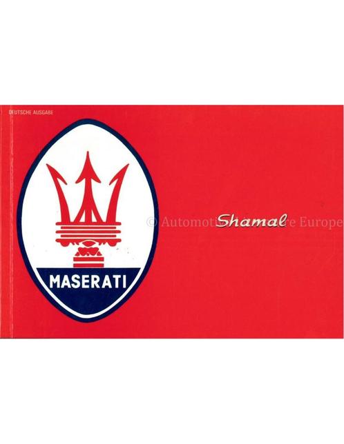 MASERATI SHAMAL (LA COLLECTION), Boeken, Auto's | Boeken