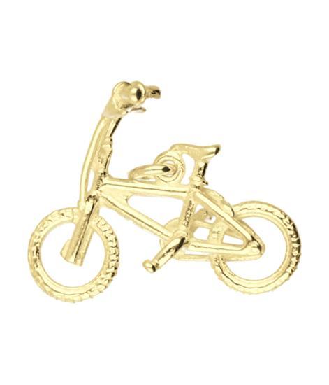 Gouden Crossfiets ketting hanger, Sieraden, Tassen en Uiterlijk, Kettinghangers, Verzenden