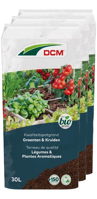 78 x 30L DCM Bio Potgrond Groenten & Kruiden, Tuin en Terras, Aarde en Mest, Ophalen of Verzenden