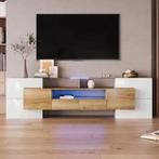 TV-Meubel Hoogglans Wit 200 cm – Modern Lowboard met LED, Verzenden, Nieuw