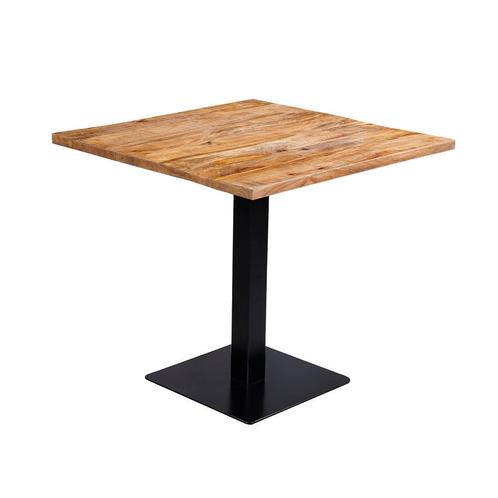 Mangohout Horecatafel Vierkant 80x80 cm, Huis en Inrichting, Tafels | Eettafels, Nieuw, Overige houtsoorten, Vierkant, Verzenden
