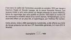 Hergé - Octobre 1972 - 1 Photo - Beperkte oplage - 2012, Boeken, Nieuw