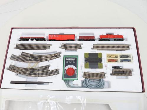 Schaal H0 Fleischmann 6391 startset BR 212 van de DB #7597, Hobby en Vrije tijd, Modeltreinen | H0, Overige typen, Gebruikt, Fleischmann