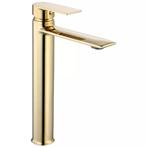 REA Hoog model wastafelmengkraan - goud - luxe ontwerp -..., Ophalen of Verzenden, Nieuw
