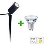 Tuinspot Napels + LED spot GU10 Philips CorePro | 3.5 watt |, Verzenden, Minder dan 50 watt, Nieuw, Netvoeding