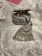 Verzilverd metaal / filigraan - Halsketting - Yemenita en