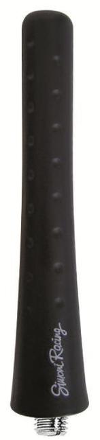 Simoni Racing Aluminium Antenne Rubber - Zwart - Lengte 8cm, Verzenden