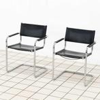 (2) B34 Eetkamerstoelen Chroom en Leer Mart Stam, Ophalen of Verzenden, Nieuw