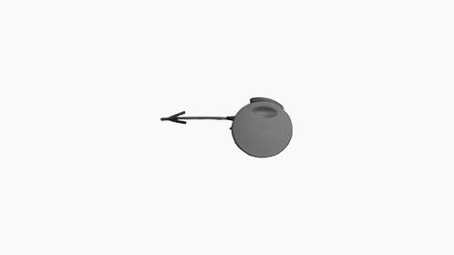 Opel Insignia  Afdek.Sleepooggat Achterbumper Primer 4/5Drs., Auto-onderdelen, Carrosserie en Plaatwerk