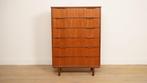 Vintage ladekast | Teak | 6 lades | 121 cm, Ophalen of Verzenden, Nieuw