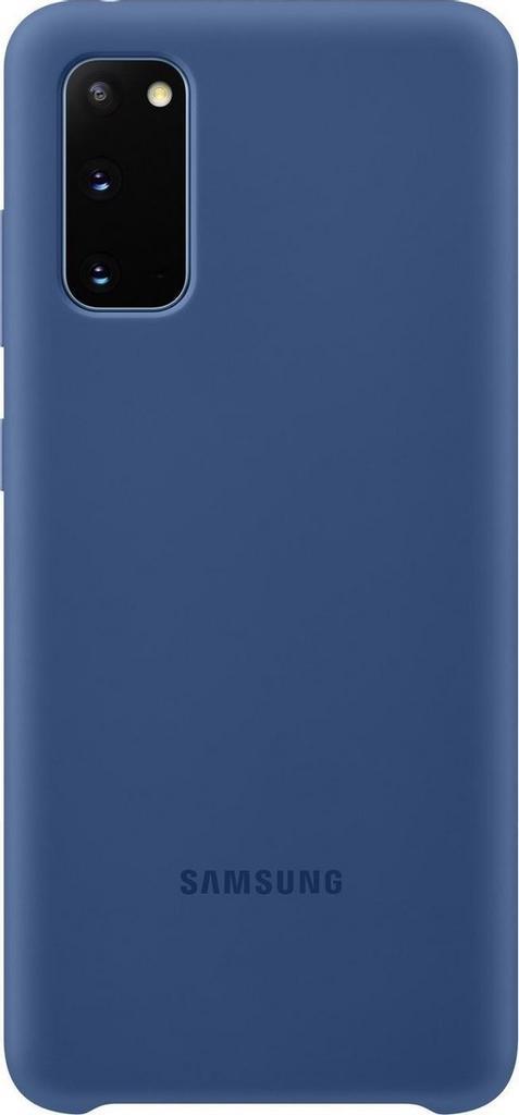 Samsung Silicone Hoesje - Samsung Galaxy S20 - Donkerblauw, Telecommunicatie, Mobiele telefoons | Hoesjes en Frontjes | Overige merken