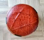 Handmade - Poef - Grote poef - Leder - Beautifully