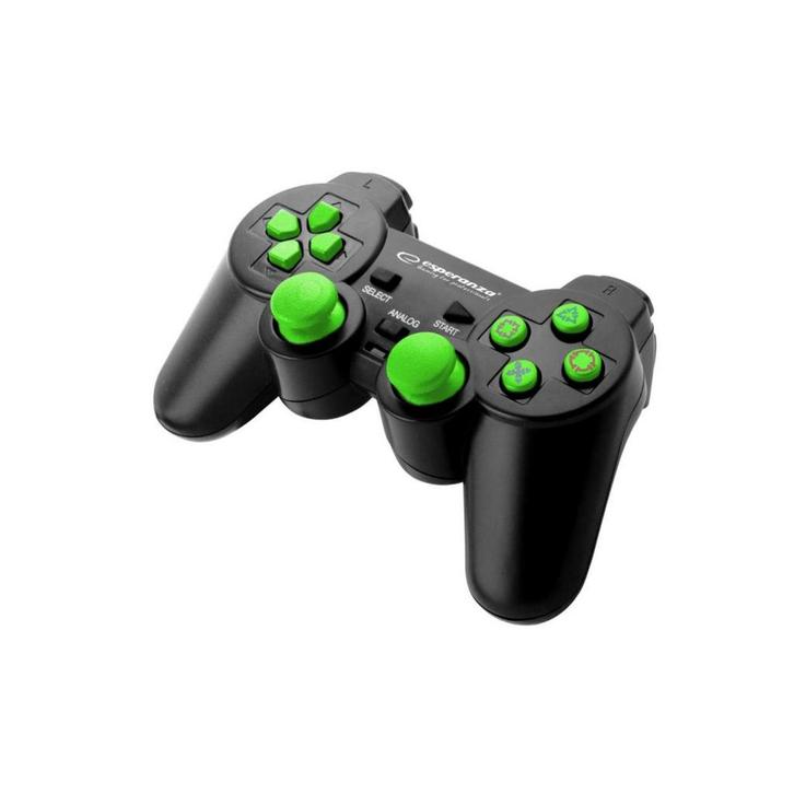 Esperanza Corsair PC Controller EGG106G zwart PS2/PS3, Computers en Software, Joysticks, Nieuw, Ophalen of Verzenden