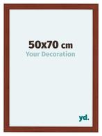 Fotolijst 50x70 cm - Kersen - MDF - Como, Huis en Inrichting, Woonaccessoires | Lijsten, Verzenden, Nieuw