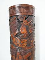 Penseelpot - Grand Bitong - décor de guerriers - 42,5 cm -