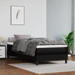 vidaXL Bedframe kunstleer zwart 80x200 cm, Overige materialen, Eenpersoons, Verzenden, Zwart