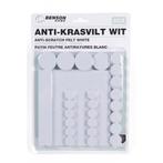 Benson Antikrasvilt - Wit - Diverse maten - 80 stuks - St..., Doe-het-zelf en Verbouw, Hout en Planken, Ophalen of Verzenden, Nieuw