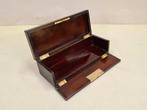 Doos - Hout, Messing, Tin, Parelmoer - (handschoenen-)kistje