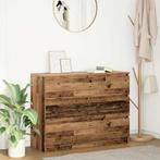vidaXL Dressoir 100x35x76 cm spaanplaat oud hout, Huis en Inrichting, Kasten | Dressoirs, Verzenden, Nieuw, Overige houtsoorten