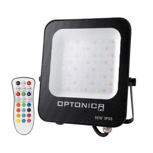 LED Bouwlamp RGB 50W 4500lm IP65 Incl. afstandsbediening, Huis en Inrichting, Lampen | Losse lampen, Ophalen of Verzenden
