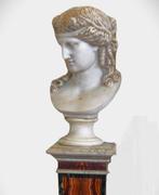 sculptuur, Grande busto in stile classico di Arianna - 73 cm