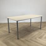 Eromes kantinetafel, 160x80 cm,  ahorn - grijs, Ophalen of Verzenden, Gebruikt, Bureau