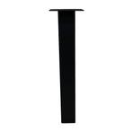 Gratis Verzending - Set 4 zwarte rechte tafelpoten 72 cm, Huis en Inrichting, Tafelonderdelen, Overige vormen, Nieuw, Tafelpoot