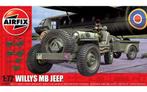 Airfix - Willys Jeep  Trailer & Howitzer (Af02339), Nieuw, 1:50 tot 1:144