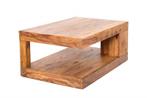 Massieve salontafel van kostbaar hout GIANT L 90 cm Sheesham, Huis en Inrichting, Tafels | Salontafels, Ophalen of Verzenden, Nieuw