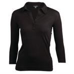 Dames t-shirt met V-hals zwart | Maat XS-XL, Verzenden, Nieuw in verpakking
