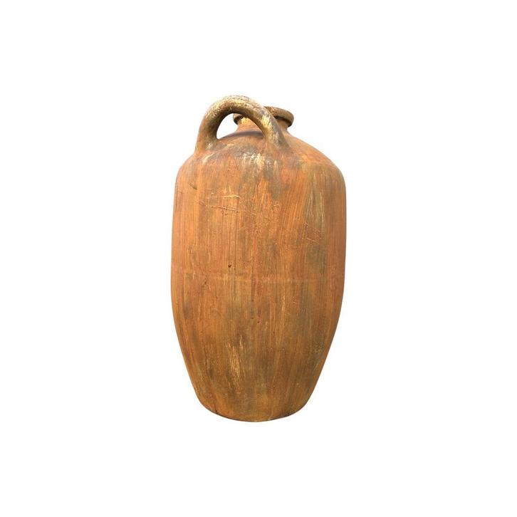 Indonesische rijst-water-kruik - met handvat - ovaal, Tuin en Terras, Overige Tuin en Terras, Ophalen of Verzenden